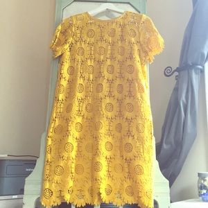 Ann Taylor Loft sunflower dress.